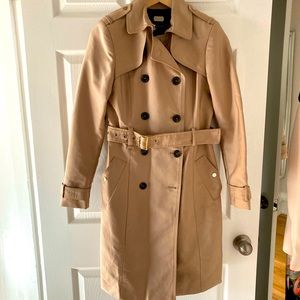 Zara classic tan trench coat XS